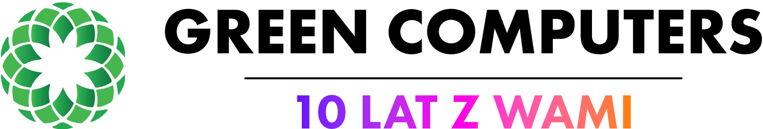 Logo GreenComputers – komputery poleasingowe i używane we Wrocławiu