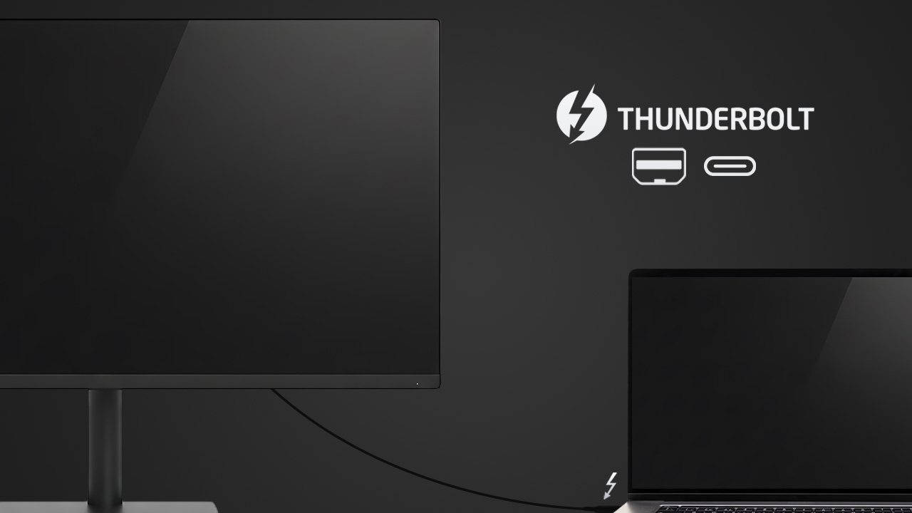 Thunderbolt DP Monitor poleasingowy z Thunderbolt DP