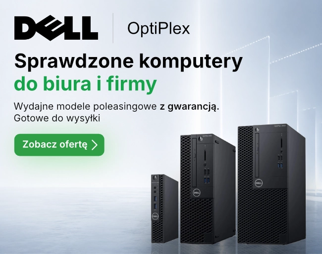 Sprawdzone komputery poleasingowe Dell