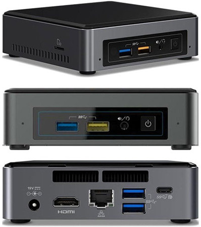 Intel NUC7i3BNK - i3-7100U/8192/130/-/W10 Pro/LW/usff desktop