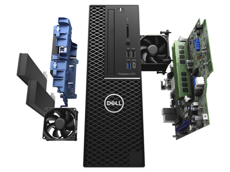 Dell Precision 3431 i5-9500 8GB RAM 256GB M.2 DVD-RW W11P