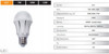 Żarówka LED E27 10W=60W 820lm 3000K