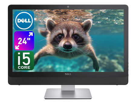 Dell OptiPlex 9030 i5-4590S 8GB RAM 128GB SSD DVDRW 24" NL