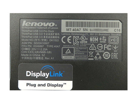 Stacja dokująca Lenovo USB 3.0 Dock (40A7) noAC
