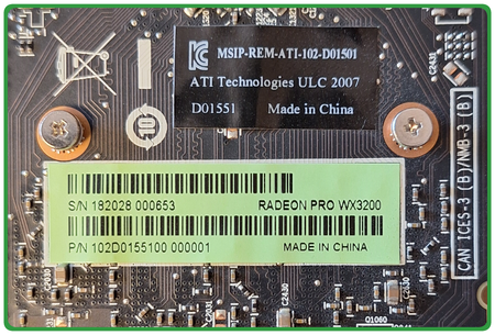 Karta graficzna Radeon RRO WX3200 4GB GDDR5