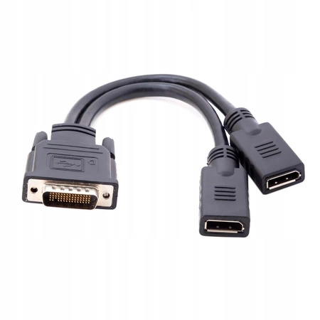 Kabel adapter DMS-59 (M) - 2 x DisplayPort (F)