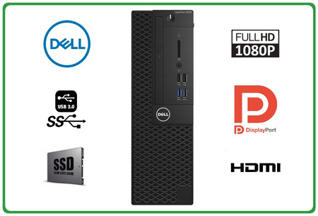 Dell Optiplex 3050 i5-6500 8GB 256SDD DVD-RW W7P