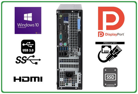 Dell 7050 i5-6500/8/260SSD/DVDRW/W10P