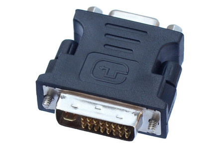 Kabel przejściówka adapter DVI(m) - VGA(f)