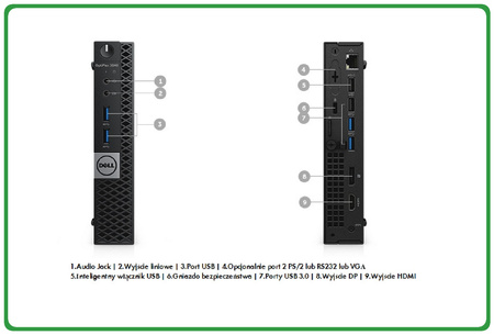 Dell OptiPlex 3040 i3-6gen 4GB 500GB NoCOA