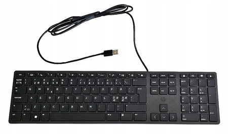 Klawiatura HP USB Wired 320K QWERTY SWE