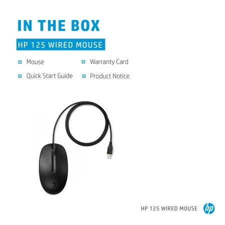 Mysz HP 125 Wired Mouse