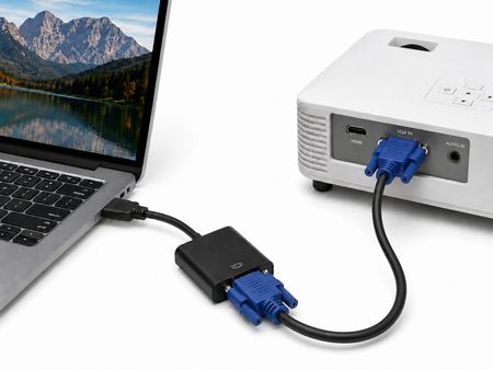 Przejściówka adapter HDMI (M) - VGA (Ż)