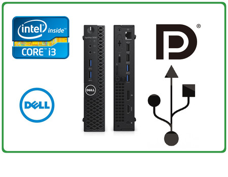 Dell OptiPlex 3050 i3-6gen 8GB 256SSD NoCOA