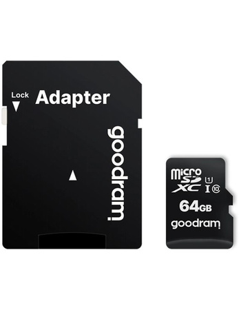 Karta pamięci 64GB GOODRAM MicroSD XC Class 10