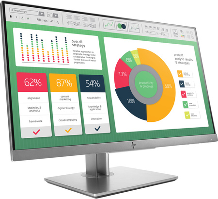 Monitor biurowy HP E223 21,5' HDMI IPS USB VGA A-