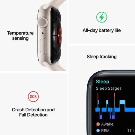 Apple Watch 8 45mm GPS Midnight