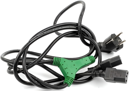 Kabel zasilający rozdzielacz 2x C13 3-pin