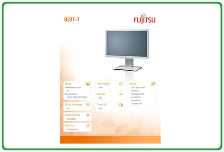 FUJITSU B23T-7 23" Full-HD DP DVI VGA
