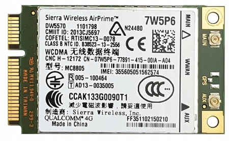 Modem WWAN Qualcomm 4G DW5570 DELL E7240/7440/5440