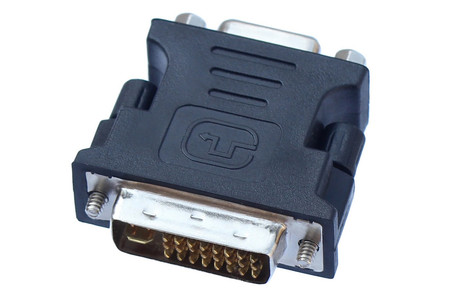 Kabel przejściówka adapter DVI(m) - VGA(f)