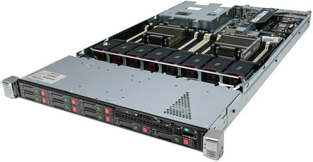 Serwer HP ProLiant DL360p G8 Xeon E5-2643 16GB RAM 450GB DVD NoLic