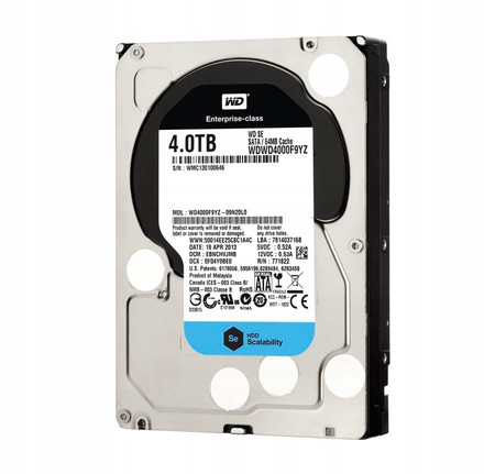 Dysk WD Se WD4000F9YZ 4TB 3.5" SATA3