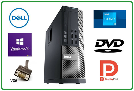 Dell 7020 i3-4160 4GB/-/DVDRW Win10Pro