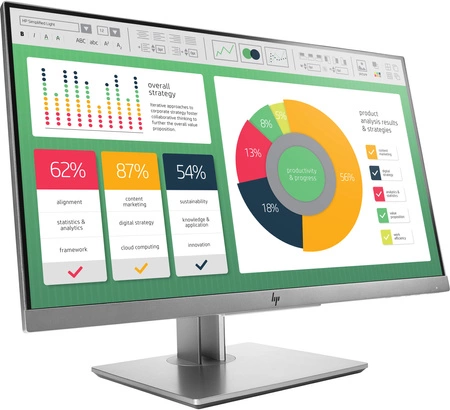 Monitor biurowy HP E223 21,5' HDMI IPS USB VGA