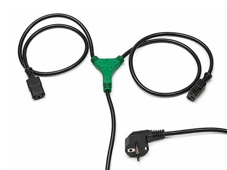 Kabel zasilający rozdzielacz 2x C13 3-pin