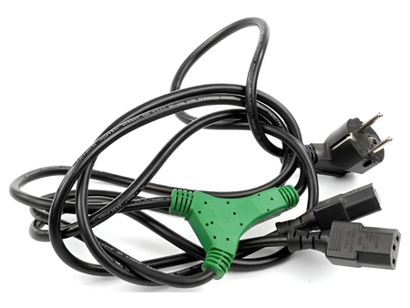 Kabel zasilający rozdzielacz 2x C13 3-pin