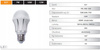 Żarówka LED E27 7W=50W 630lm BARWA CIEPŁA BIAŁA