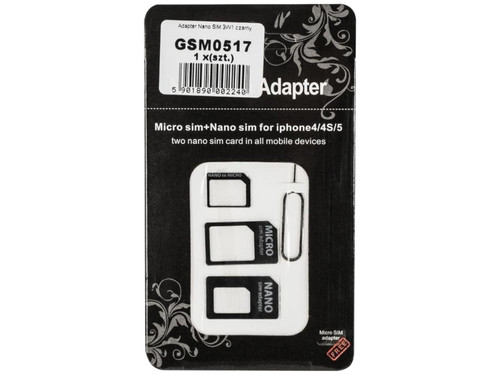 ADAPTER KART SIM M-Life 3w1 (nanoSIM/microSIM/SIM)