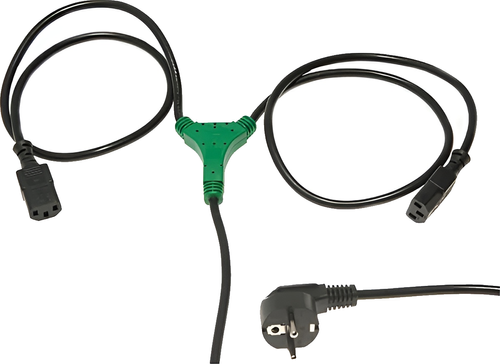 Kabel zasilający rozdzielacz 2x C13 3-pin