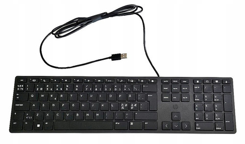 Klawiatura HP USB Wired 320K QWERTY SWE