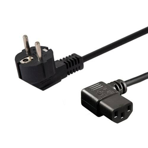 KABEL PRZEWÓD ZASILAJĄCY KĄTOWY 1,8M PC MONITOR DRUKARKA