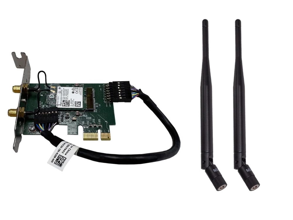 Adapter DELL PCI-E Wi-Fi Bluetooth zestaw z anteną