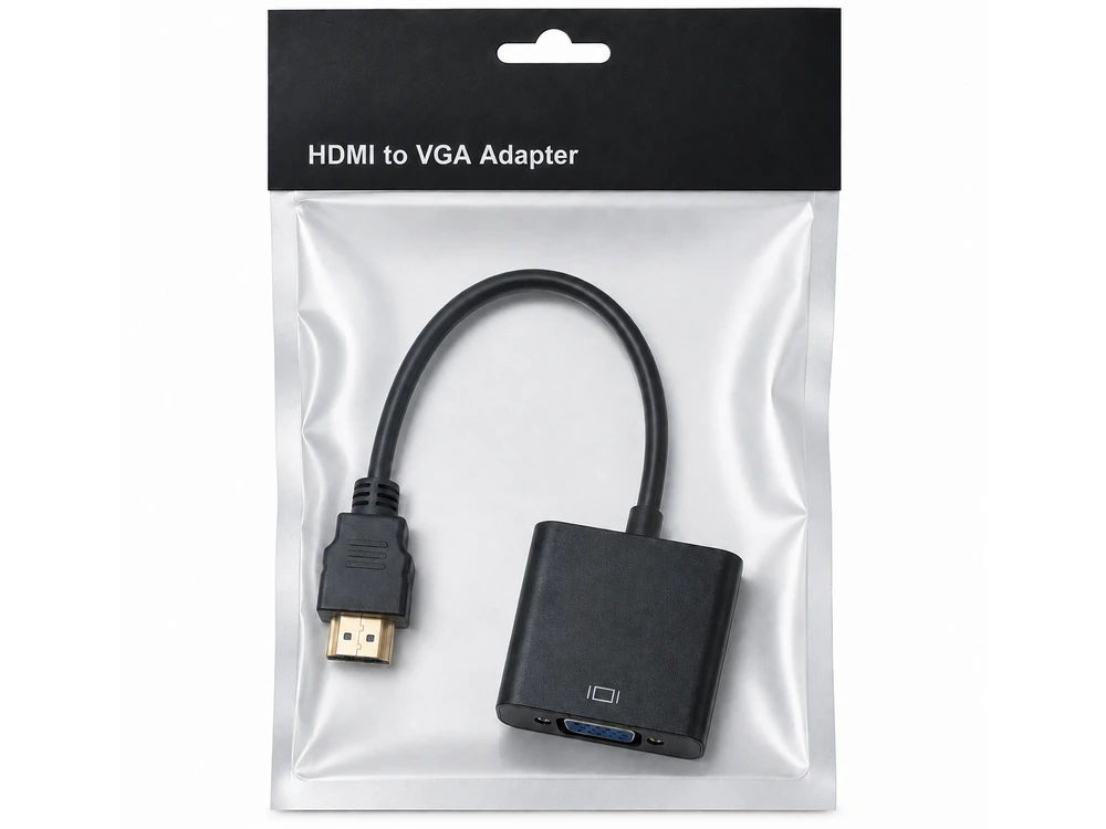 Przejściówka adapter HDMI (M) - VGA (Ż)