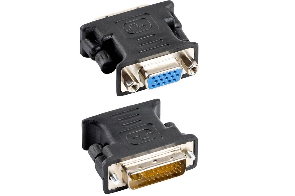 Kabel przejściówka adapter DVI(m) - VGA(f)